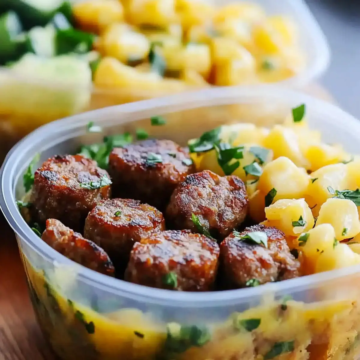 Breakfast Sausage Bowls