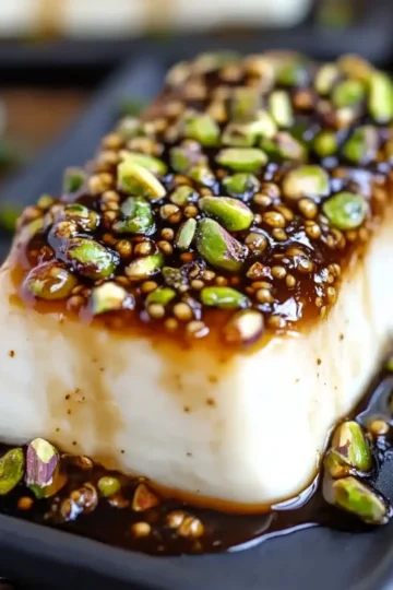 Honey Fig and Pistachio Goat Cheese Appetizer