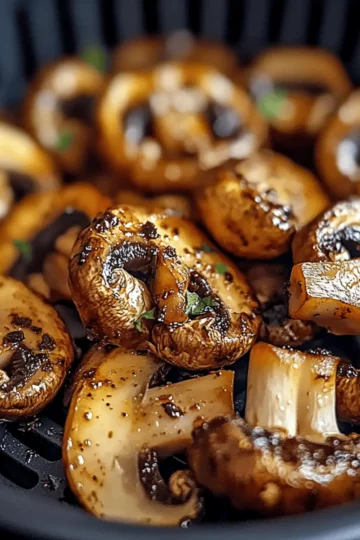 Crispy Air Fryer Mushrooms