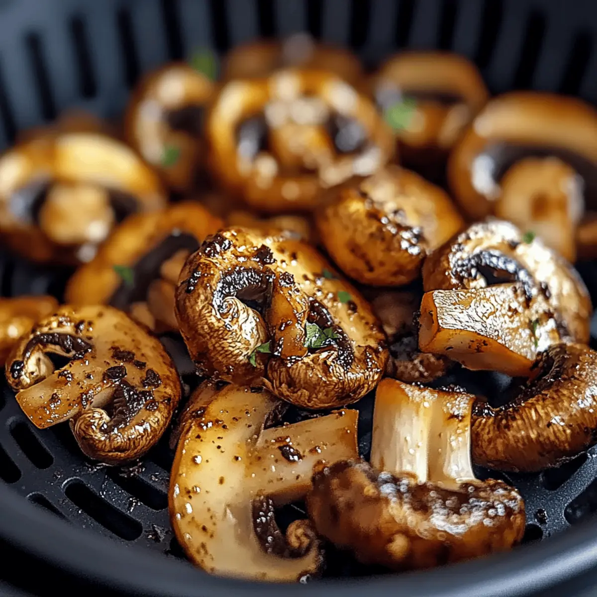Crispy Air Fryer Mushrooms