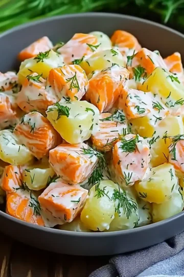 Smoked Salmon Potato Salad