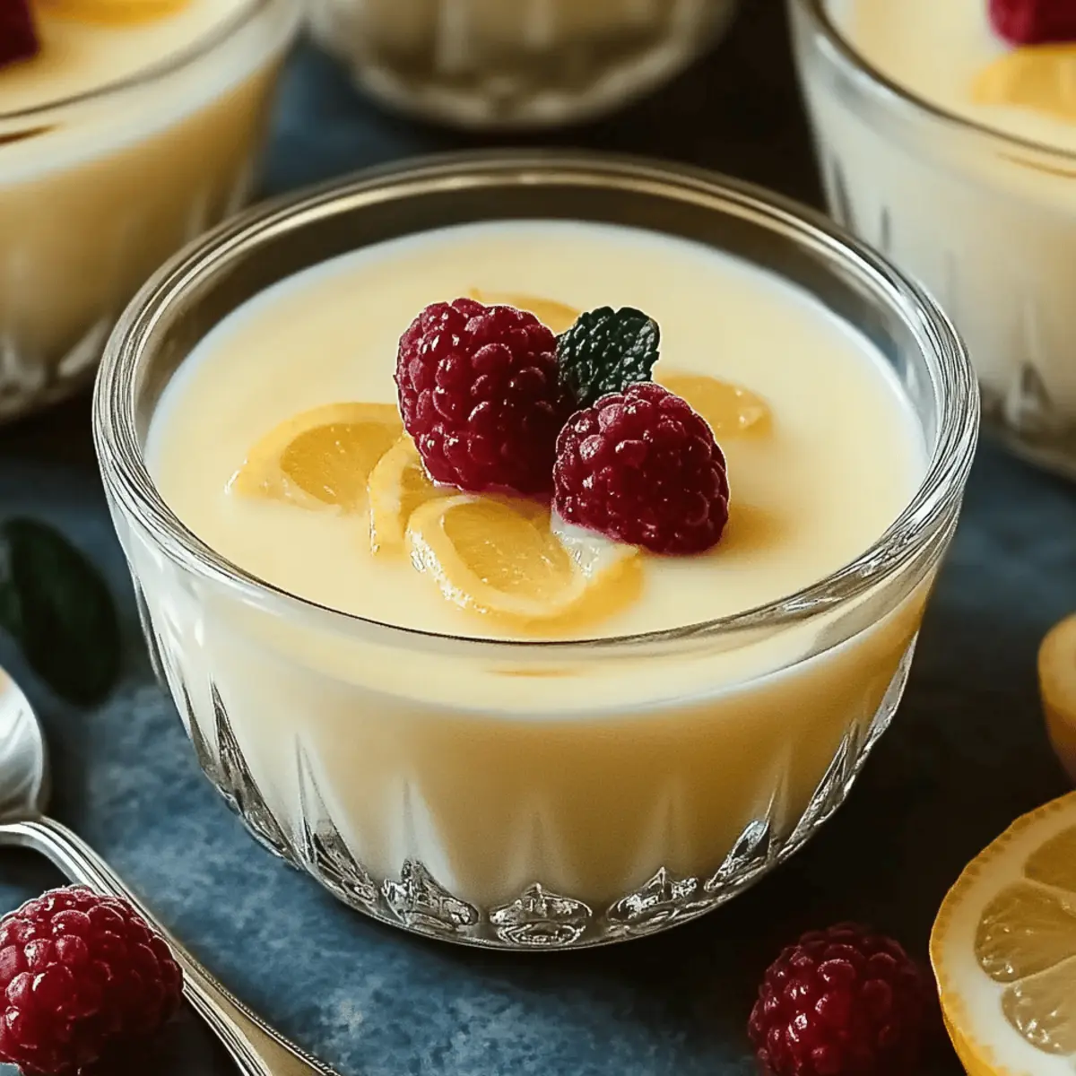Creamy English Lemon Posset