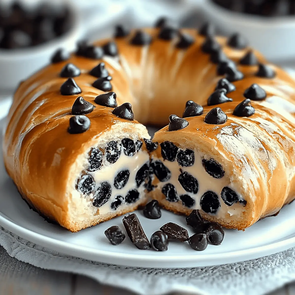 Chocolate Chip Vanilla Custard Brioches