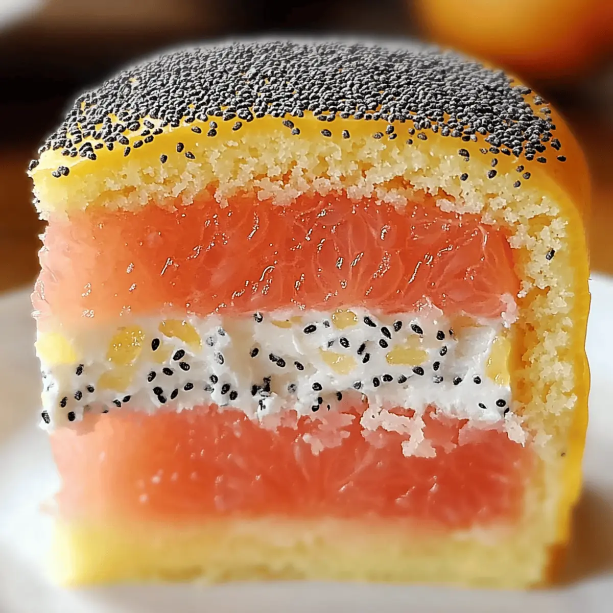 Grapefruit Poppy Seed Cake