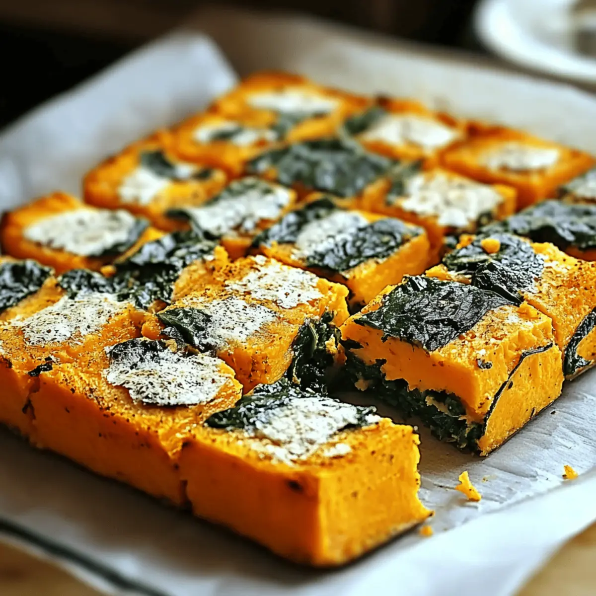 Sweet Potato & Spinach Bake