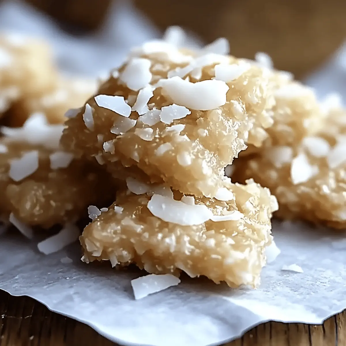 No-Bake Coconut Cookies