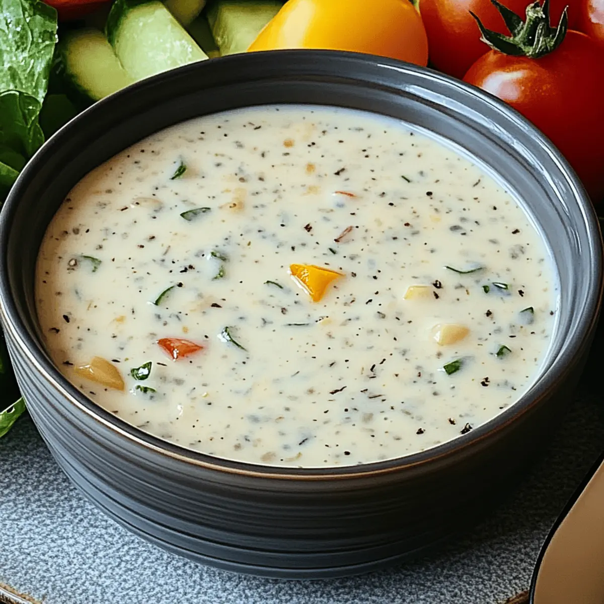 Creamy Italian Salad Dressing