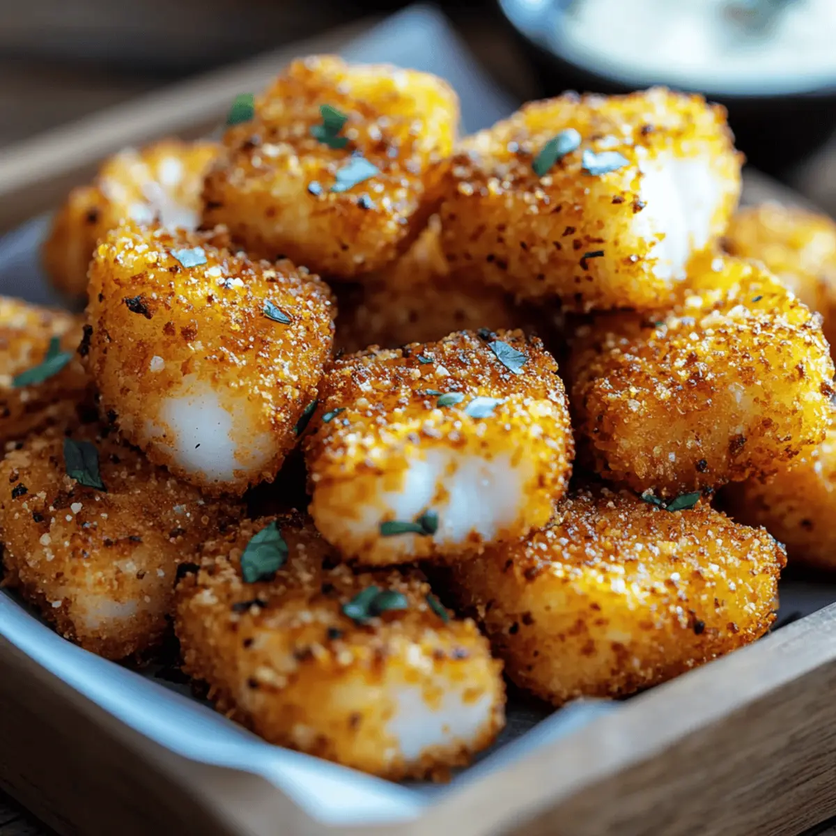 Crispy Spicy Fish Nuggets