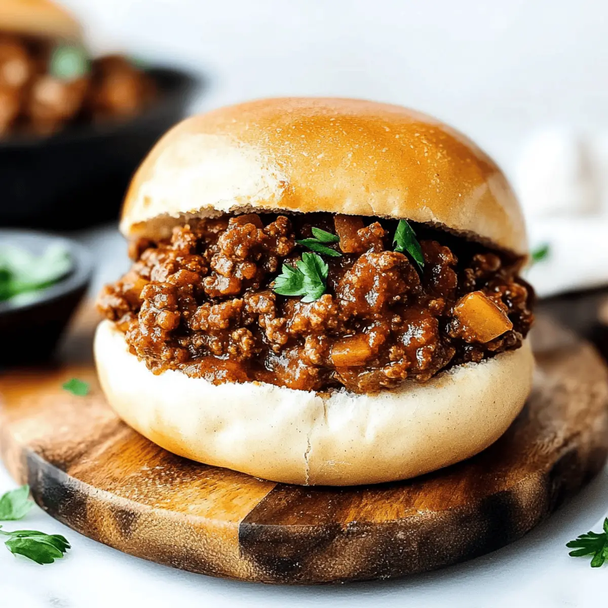 Savory Healthy Sloppy Joes