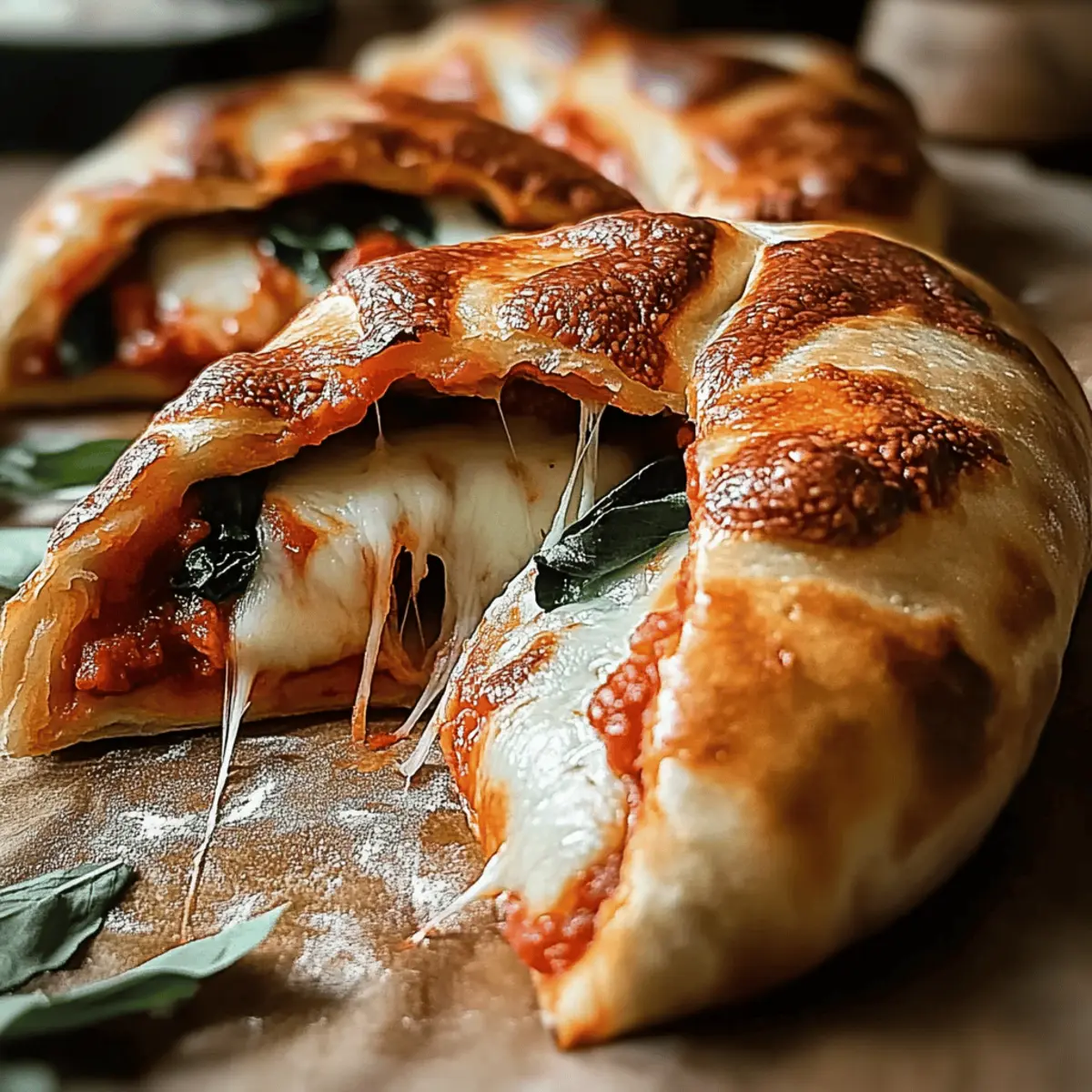 Wood-Fired Calzones