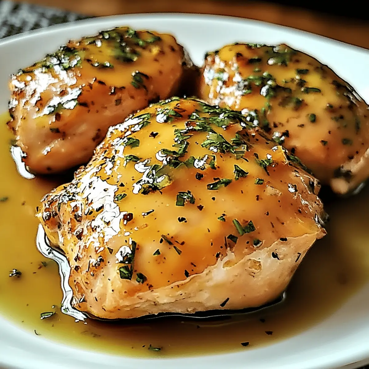 Savory Slow Cooker Honey Mustard Chicken
