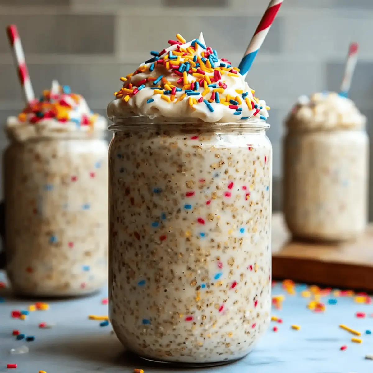 Birthday Cake Overnight Oats