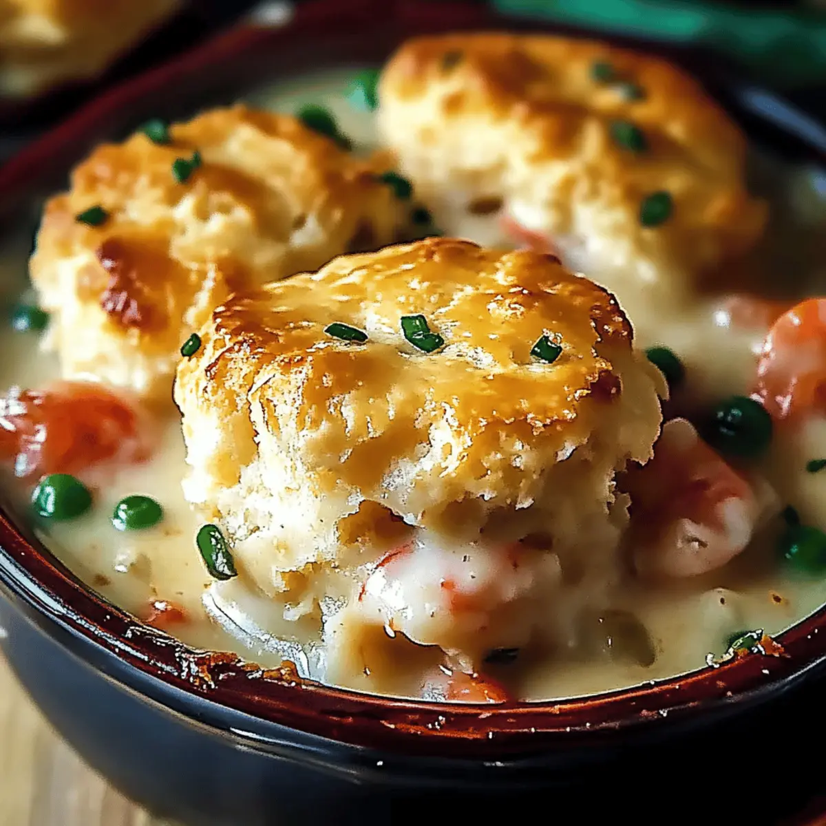 Cheddar Bay Biscuit Seafood Pot Pie
