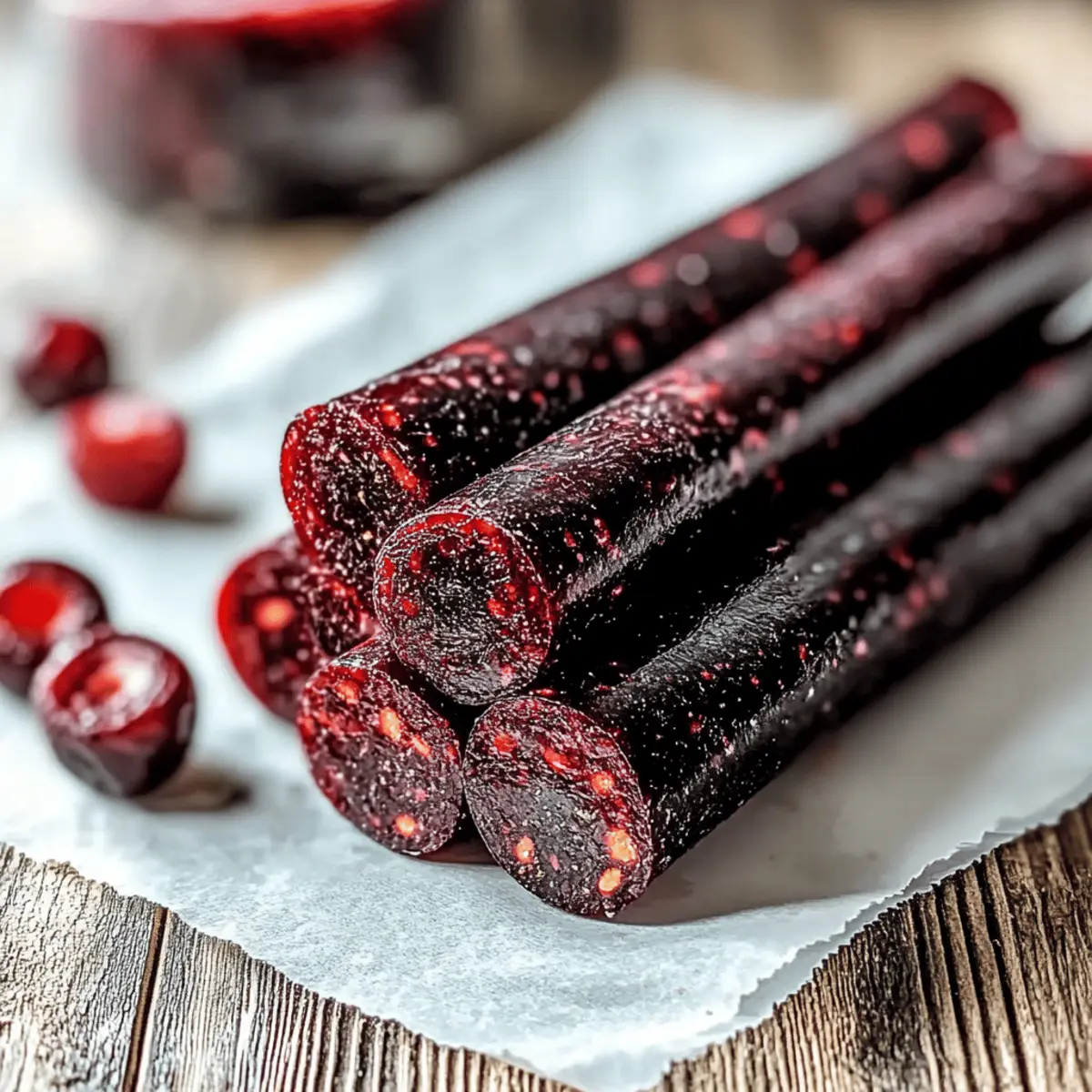 Apple and Berry Fruit Leather