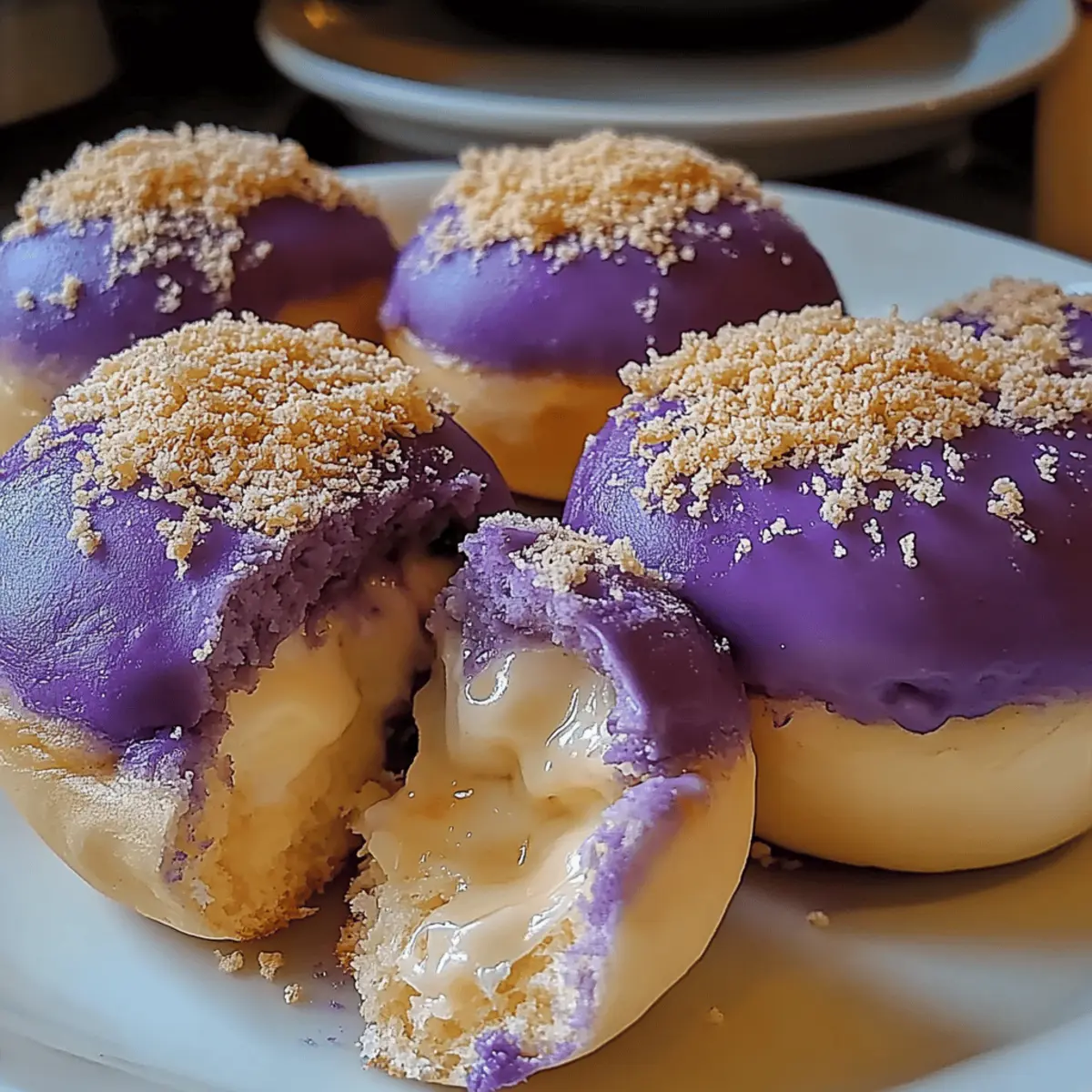 Ube Cheese Pandesal