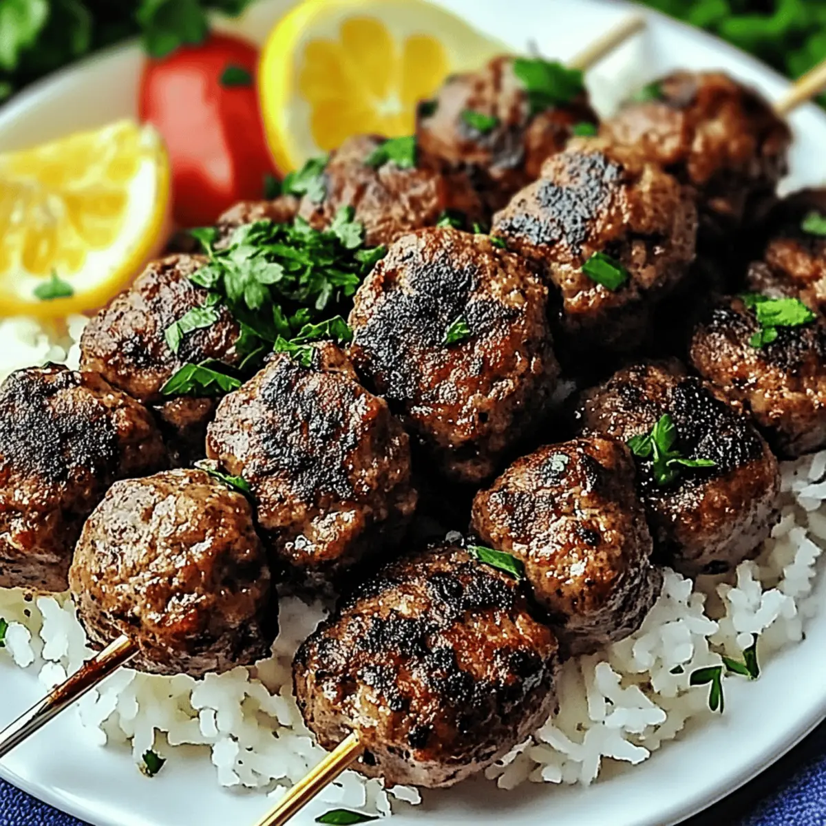 Egyptian Kofta Kebab