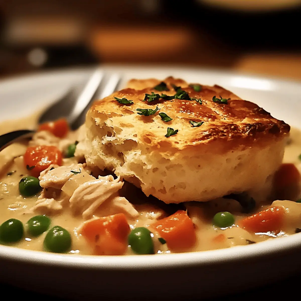 Biscuit Chicken Pot Pie