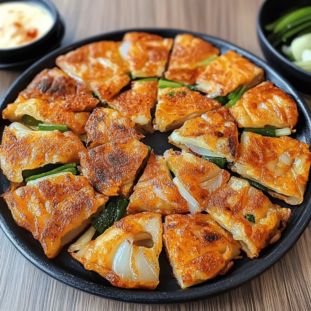 Crispy Korean Spring Onion Pancake