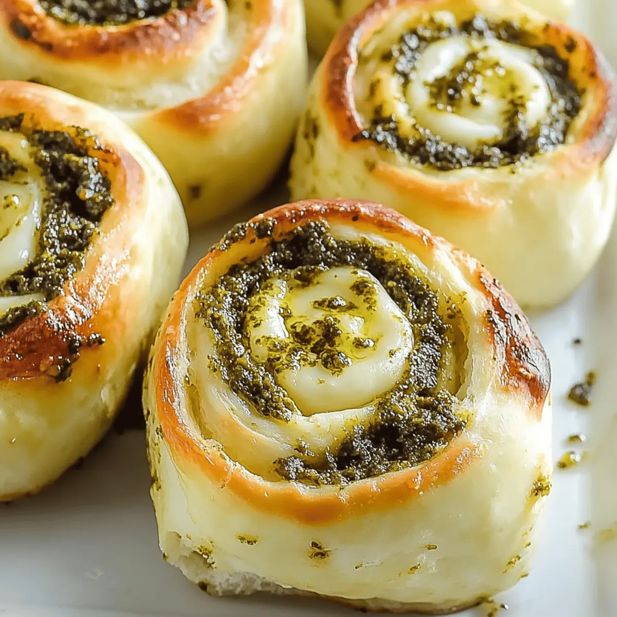 Pesto Mozzarella Rolls