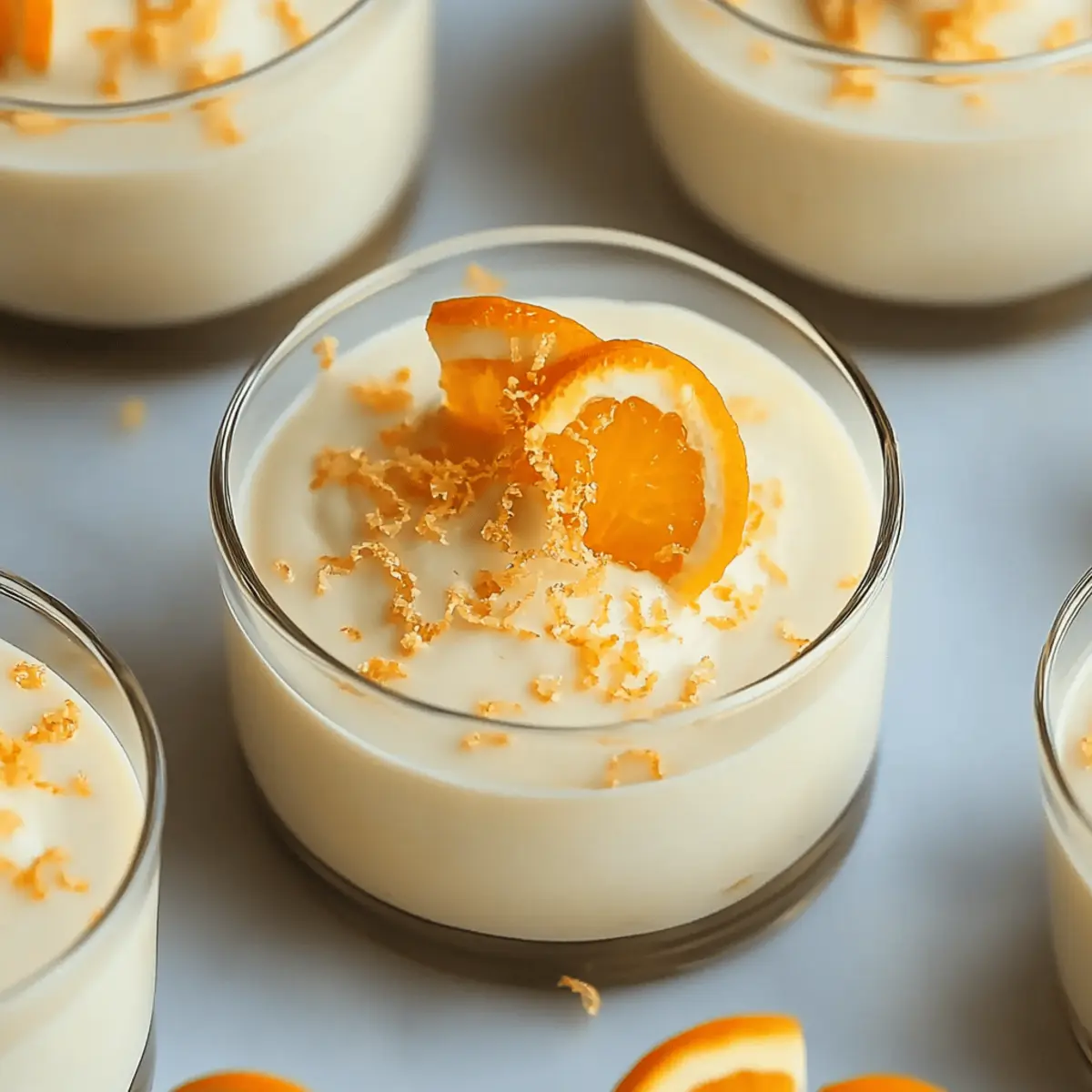 Creamy White Chocolate Orange Mousse