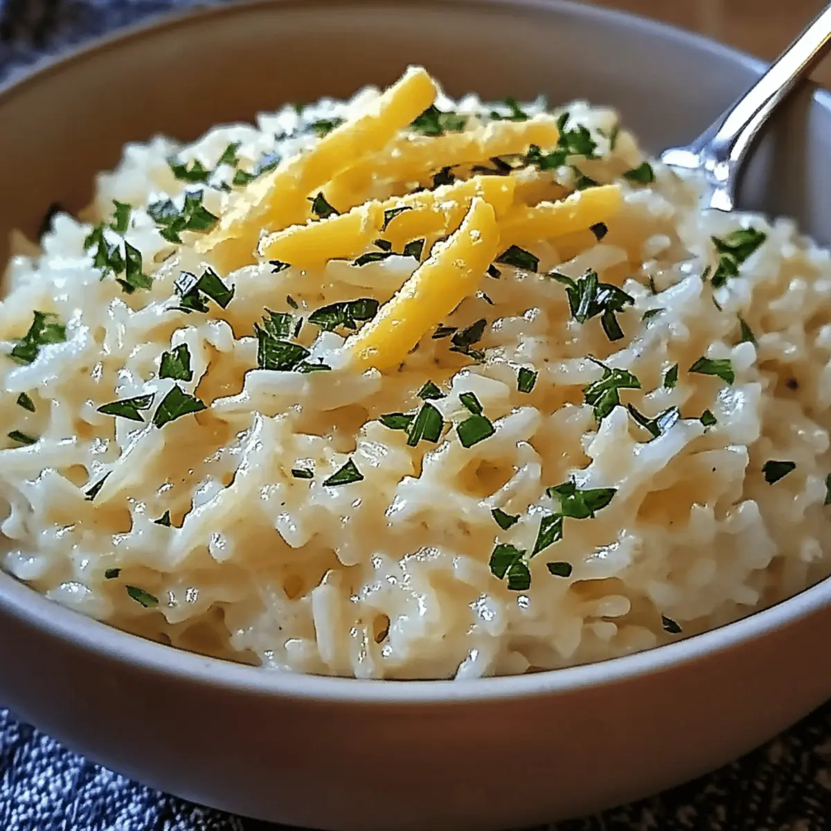 Creamy Parmesan Rice