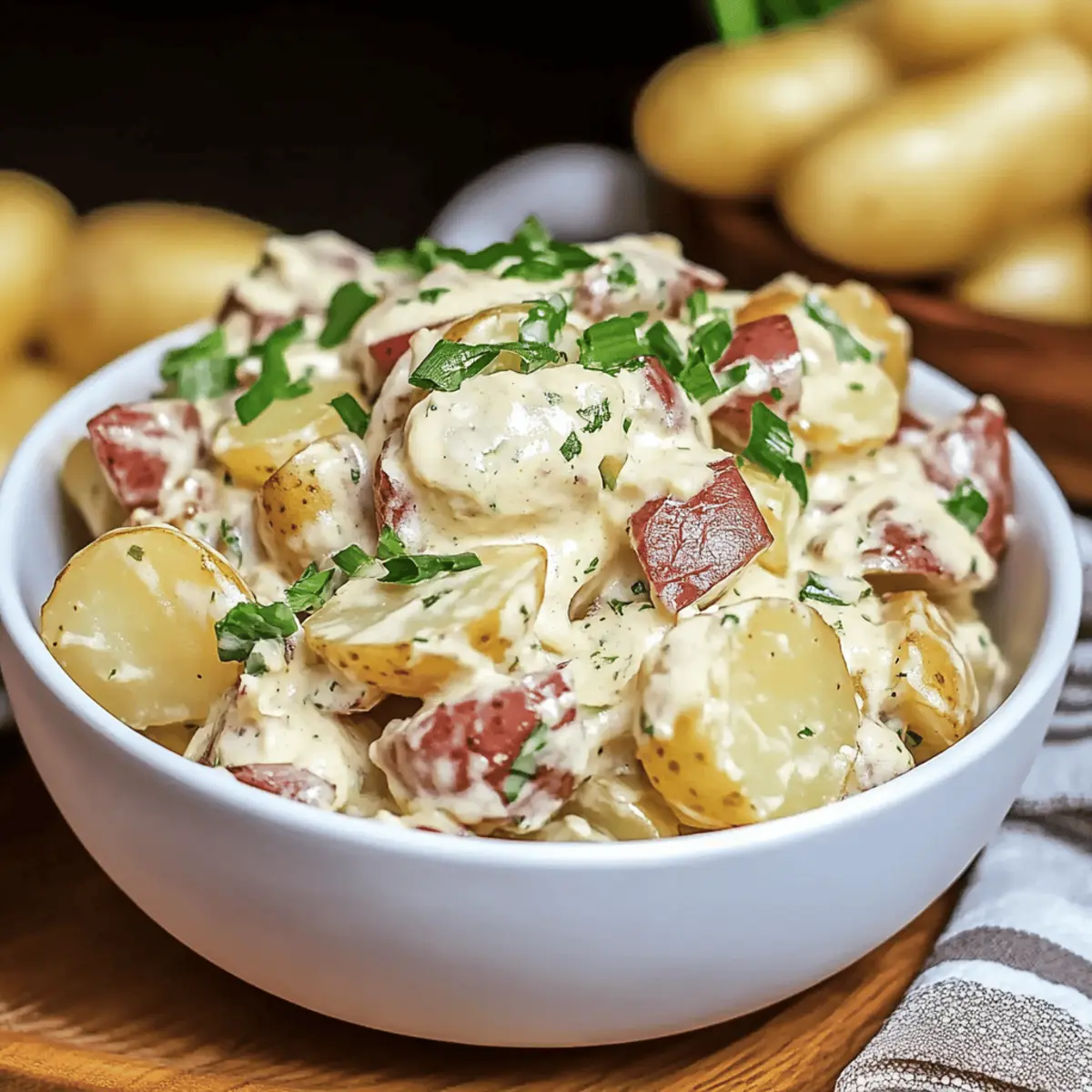 Creamy Caesar Potato Salad