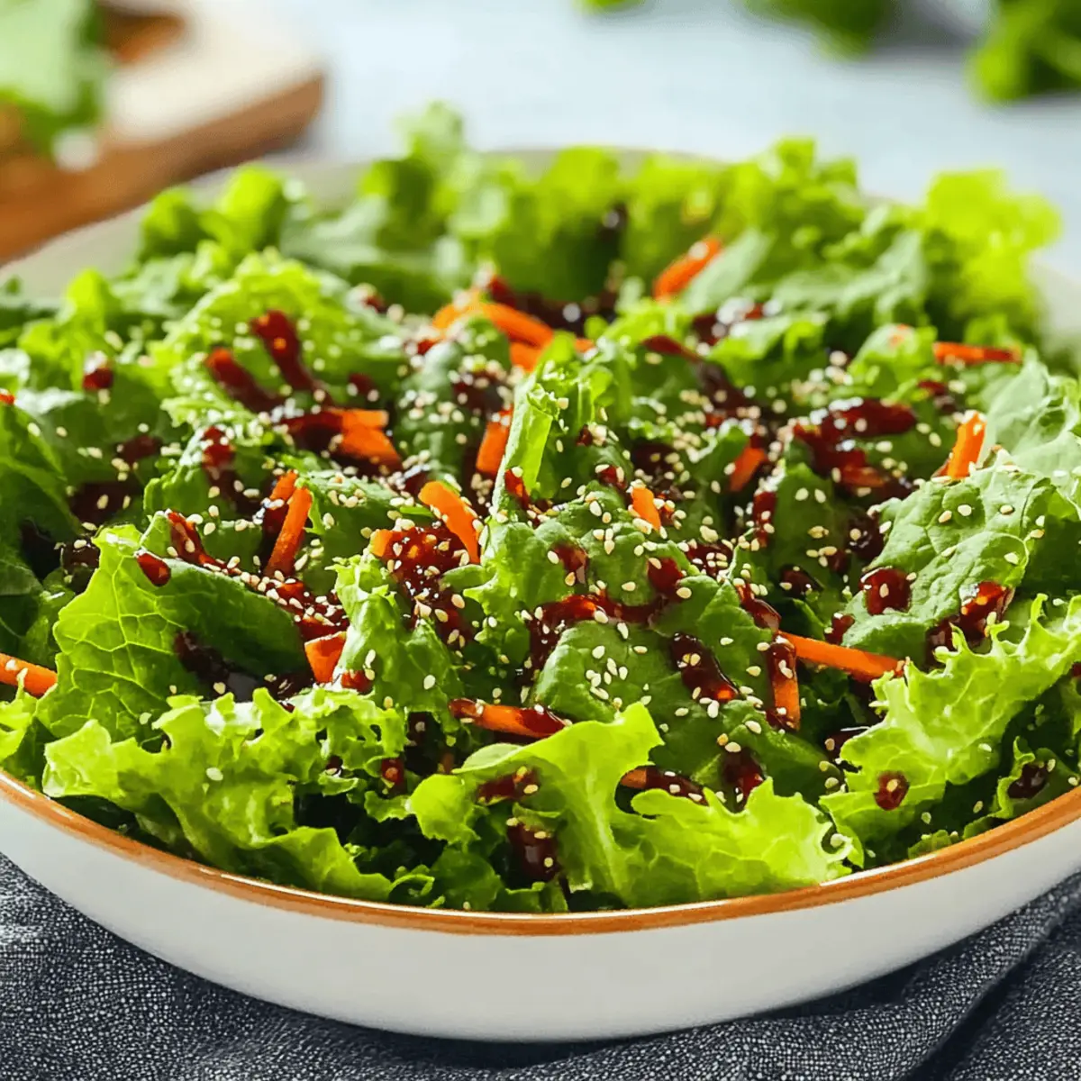 Korean Lettuce Salad
