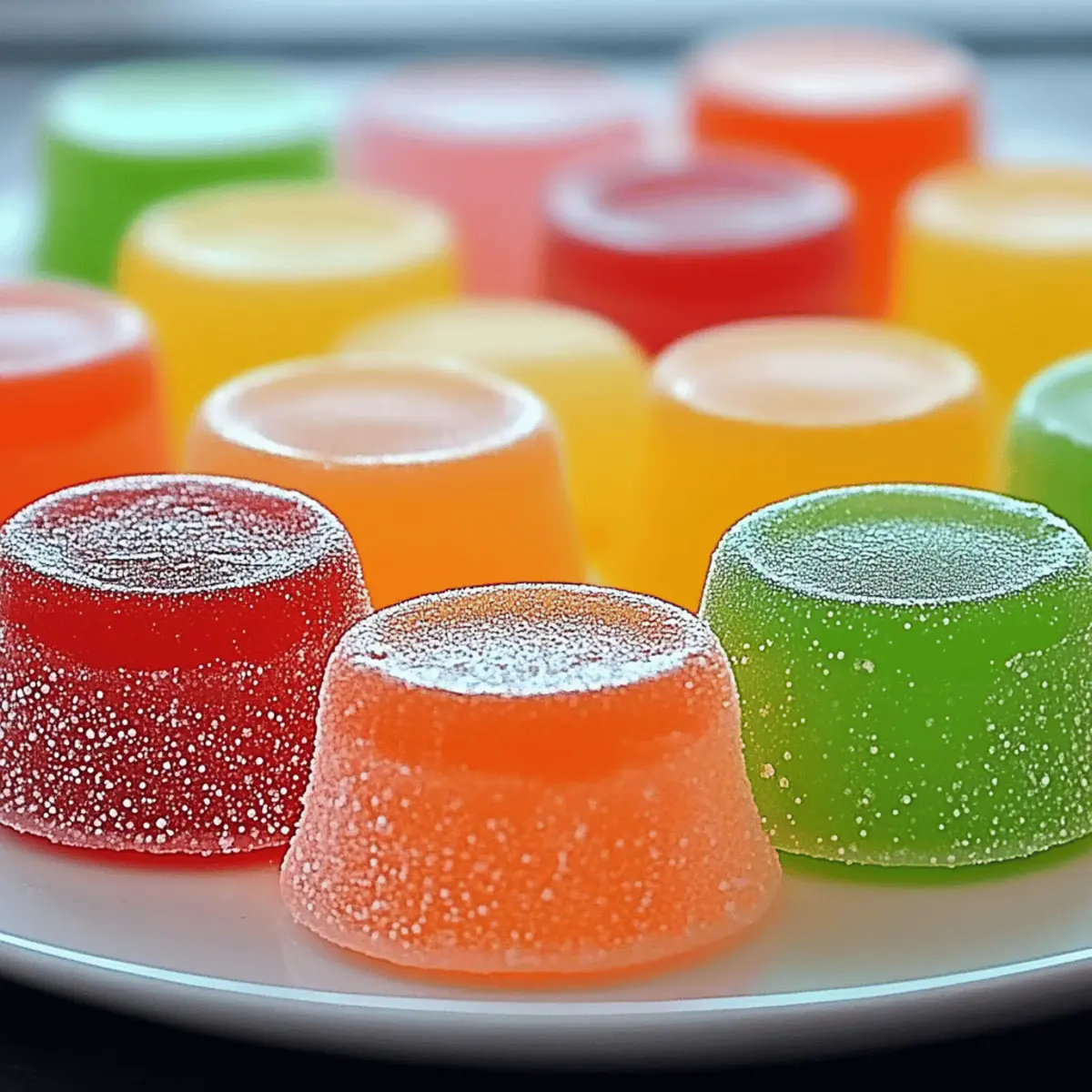 Colorful Jello Candy Melts