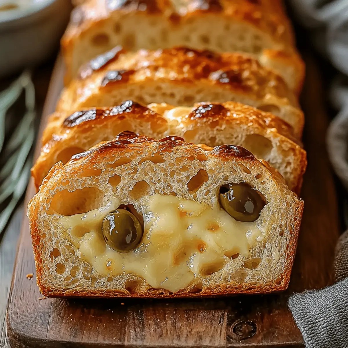 Cheese & Olive Bread