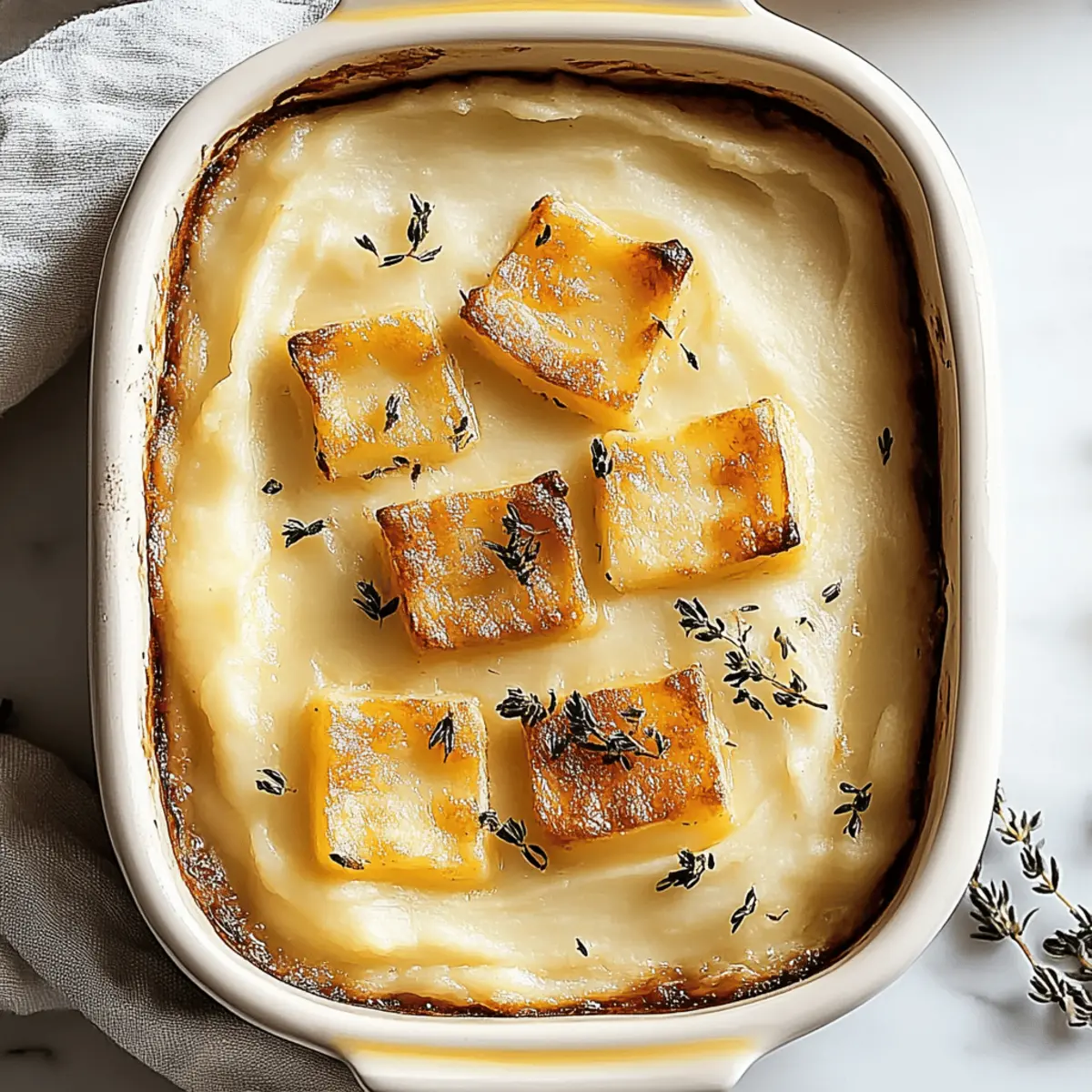 Creamiest Baked Mashed Potatoes
