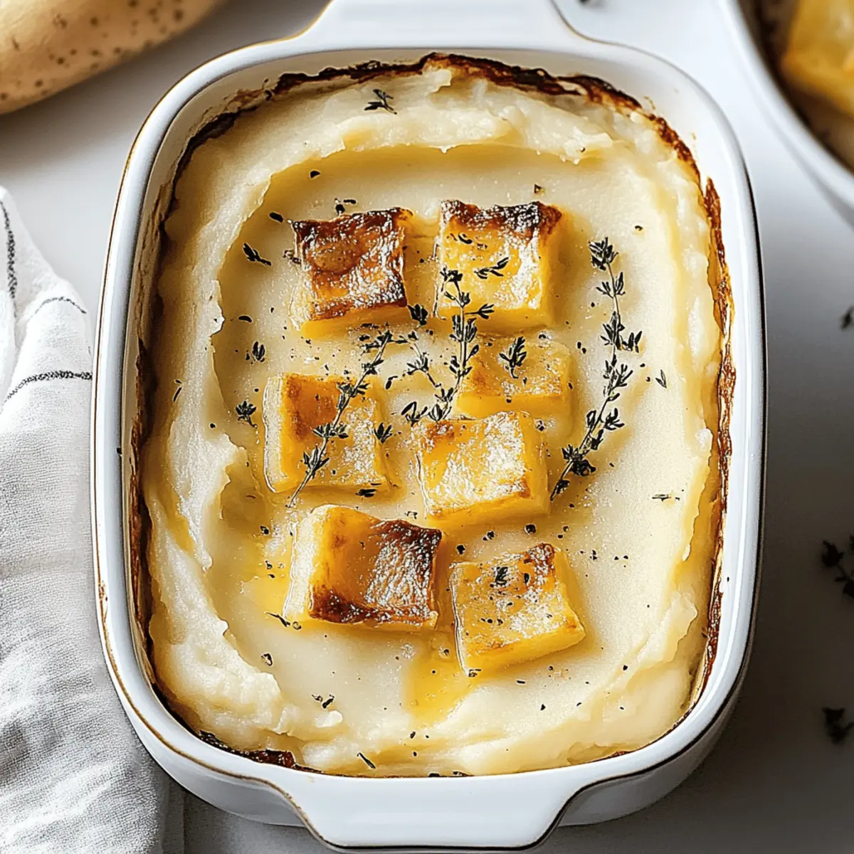 Creamiest Baked Mashed Potatoes