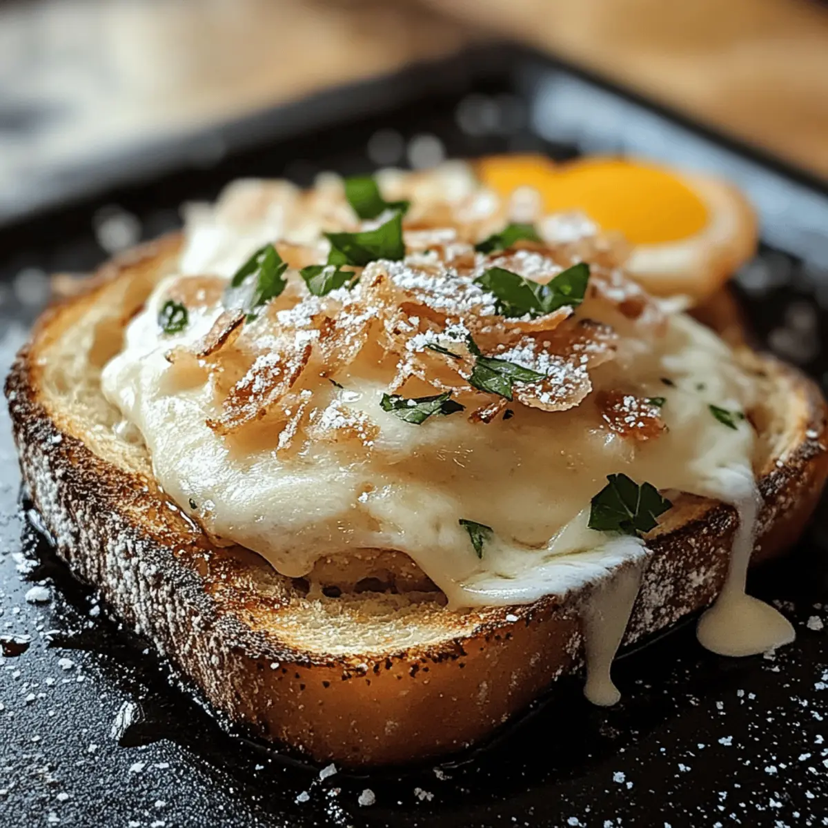Creamy Carbonara Toast