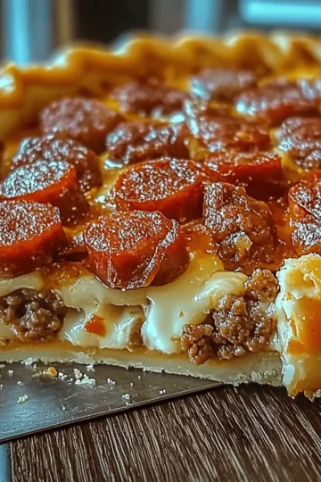 Hamburger Sausage Pie