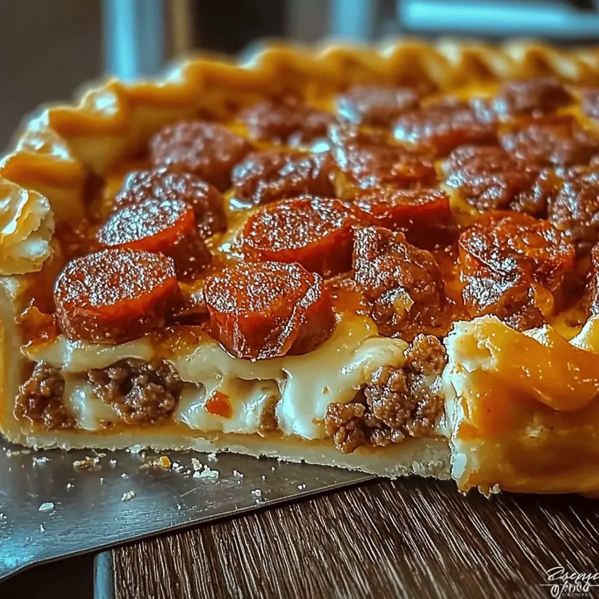 Hamburger Sausage Pie