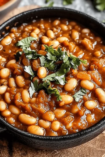 Moroccan Stewed White Beans