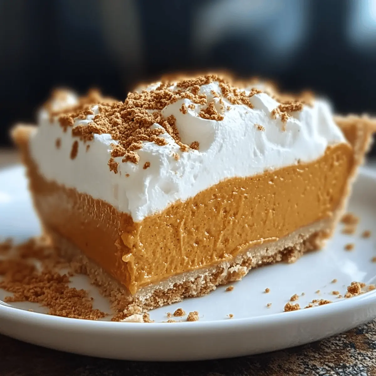 No Bake Pumpkin Pie