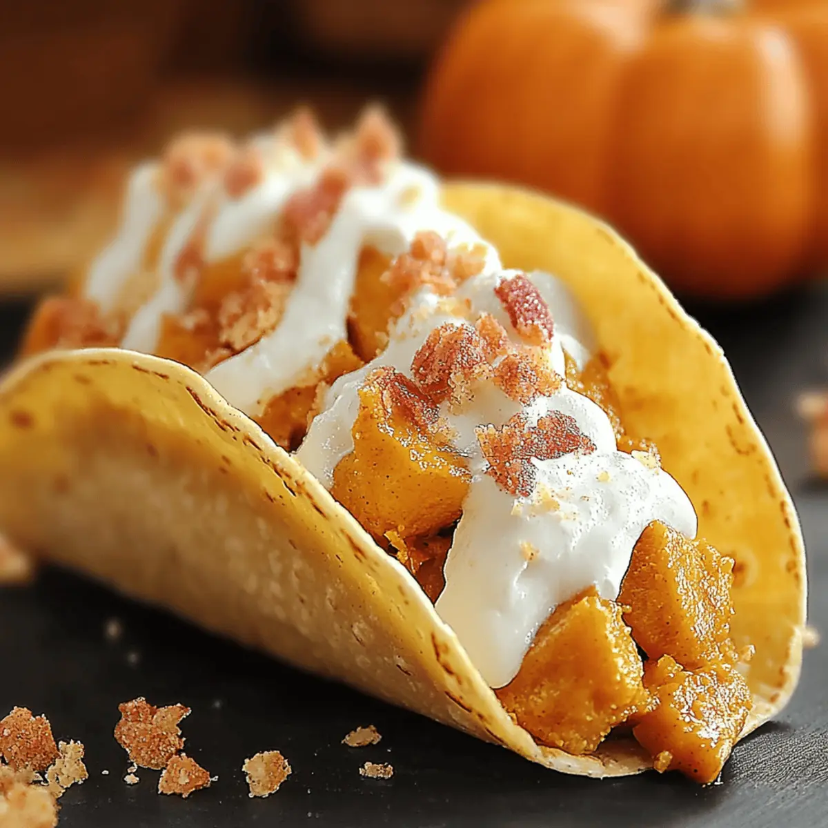 Pumpkin Pie Tacos