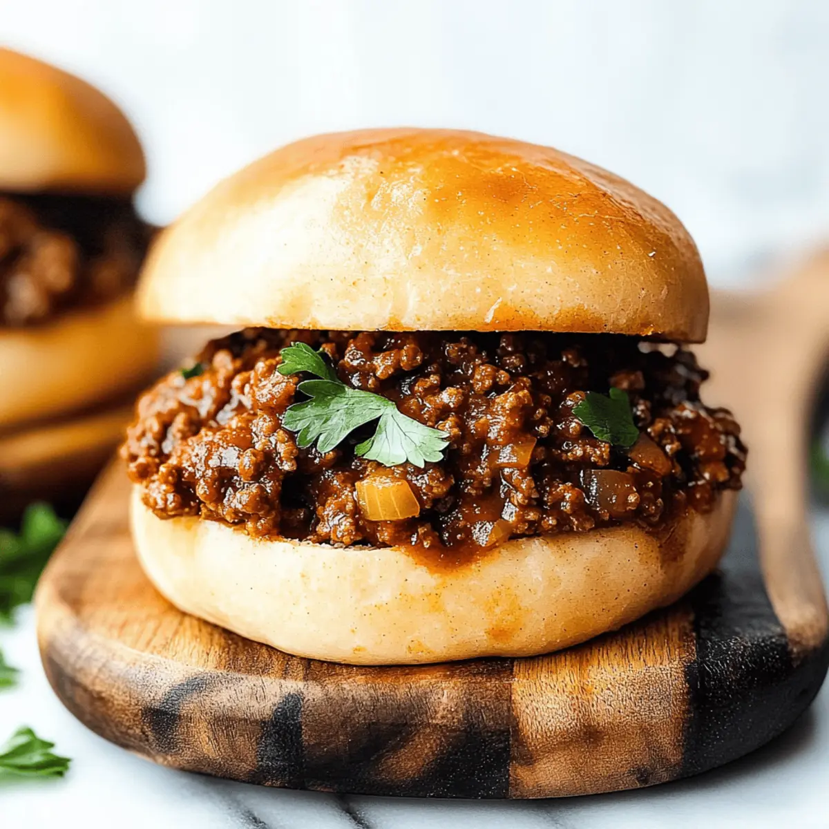 Savory Healthy Sloppy Joes