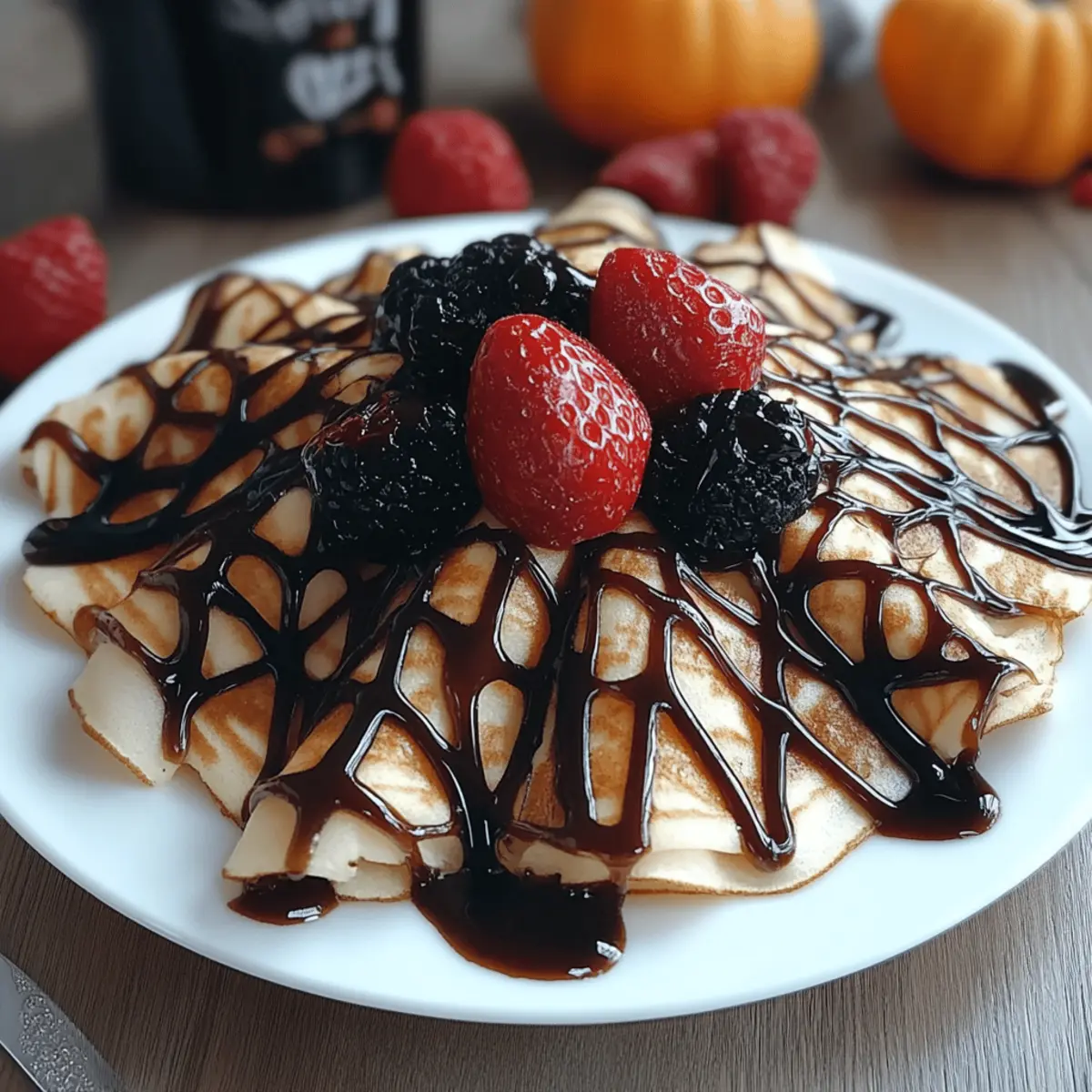 Spiderweb Crepes
