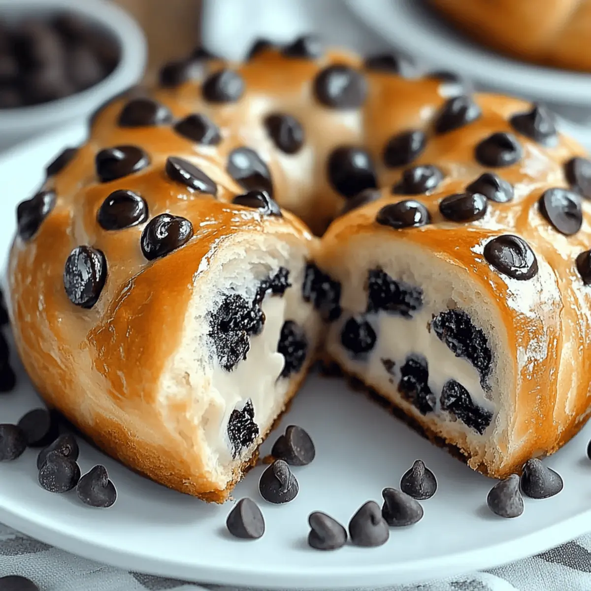 Chocolate Chip Vanilla Custard Brioches