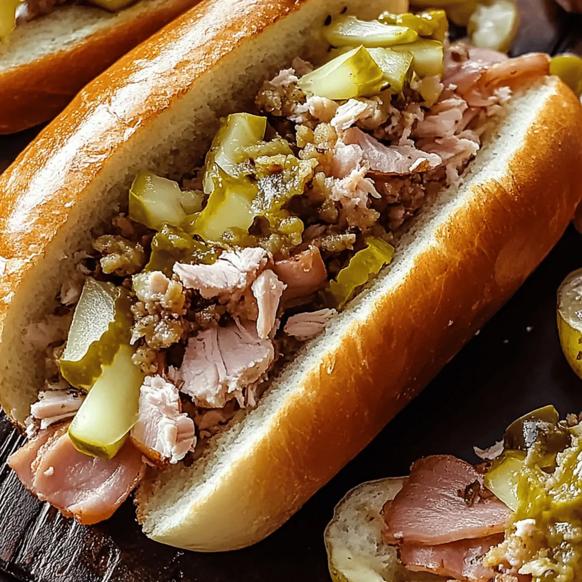 Cuban Chopped Grinder Sandwich