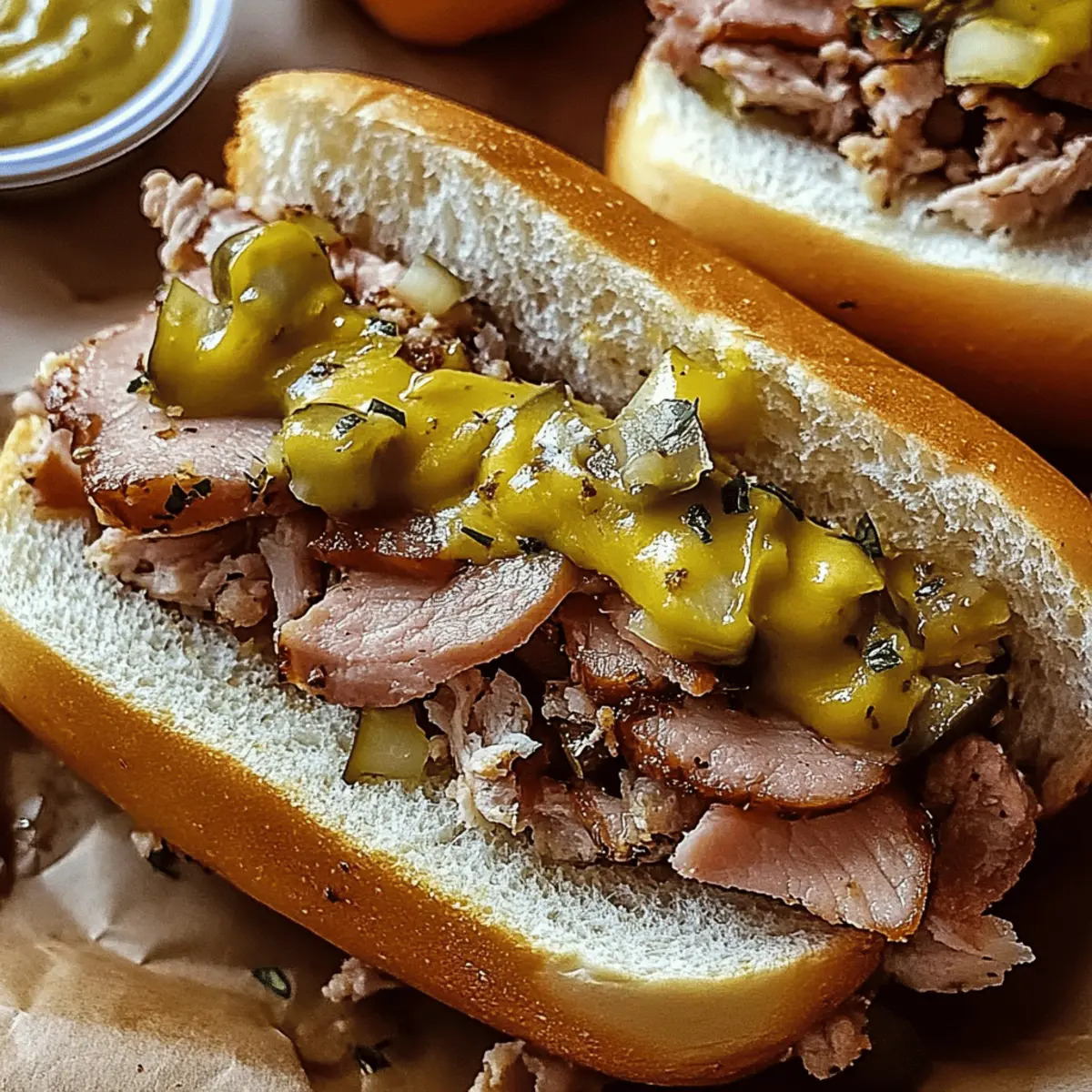 Cuban Chopped Grinder Sandwich