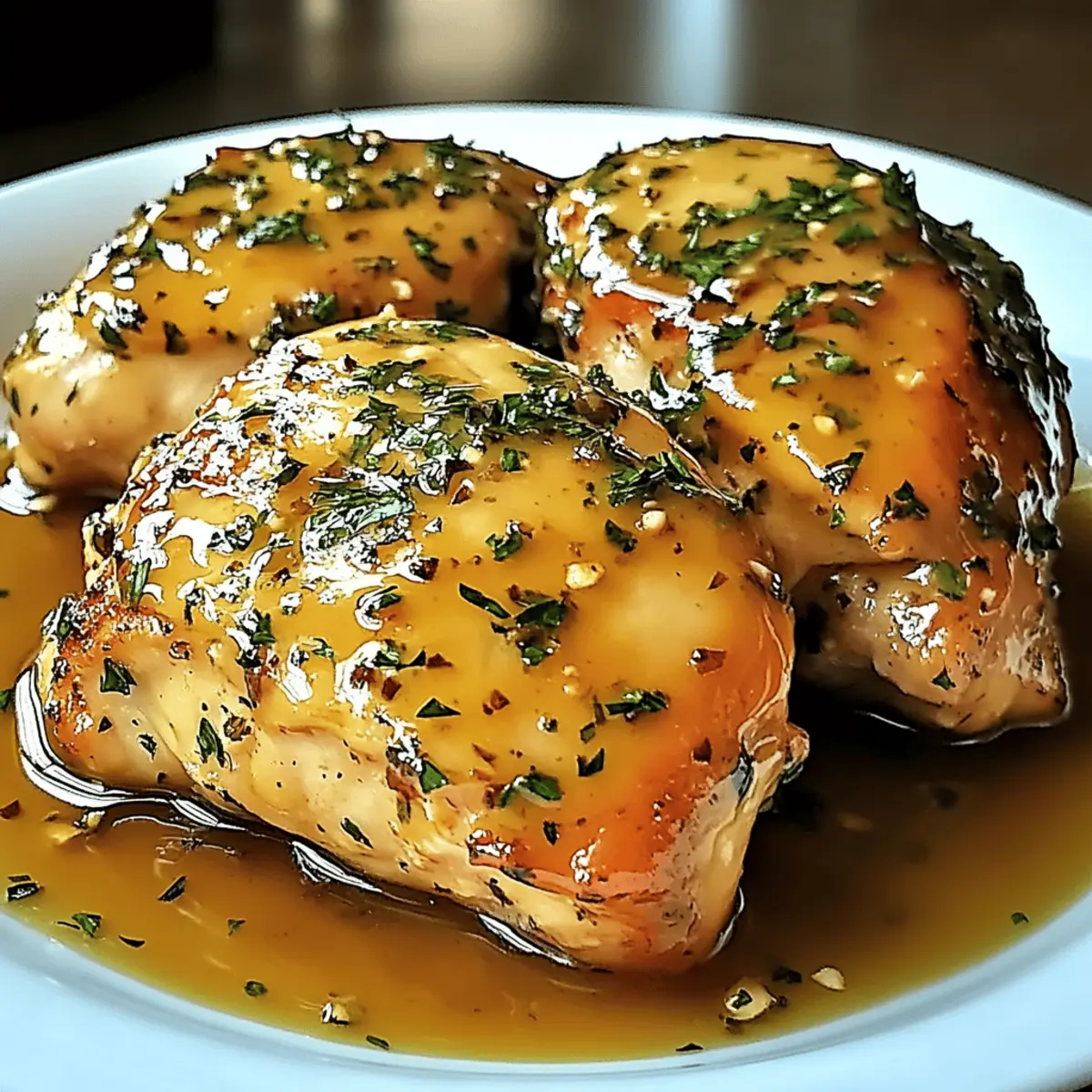 Savory Slow Cooker Honey Mustard Chicken