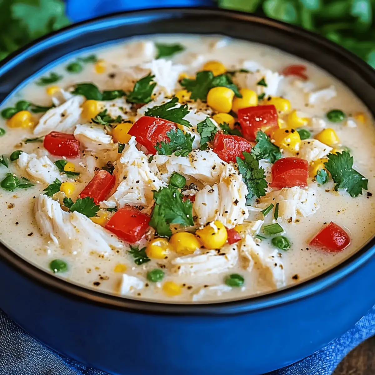 Creamy White Crab Chili