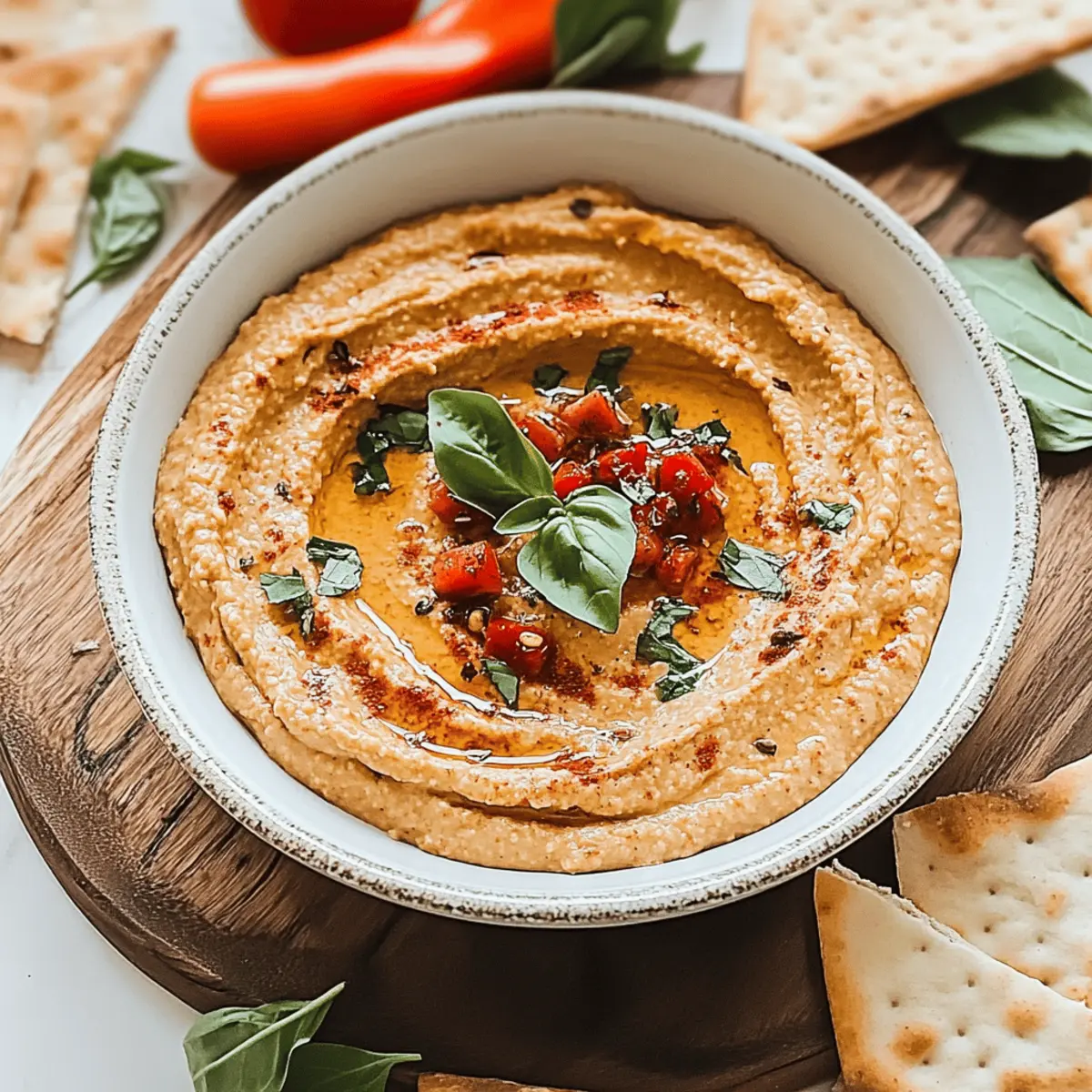 Creamy Pizza Hummus