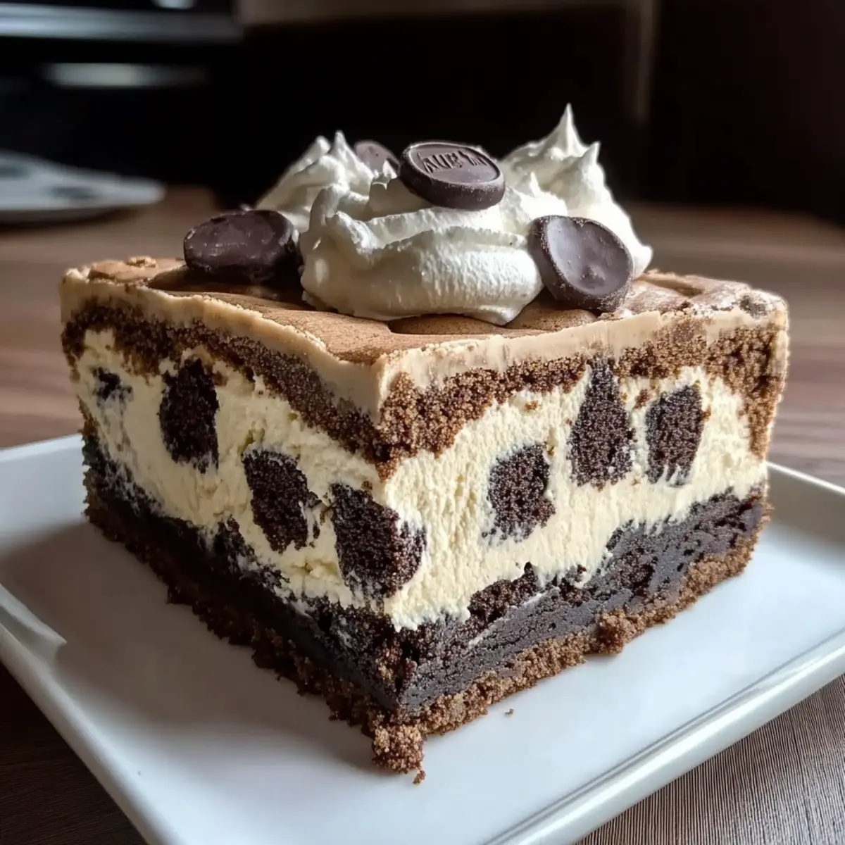 5 Layer Cookie Box Brownie Cheesecake