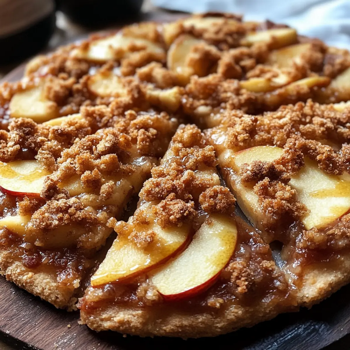 Apple Crisp Pizza