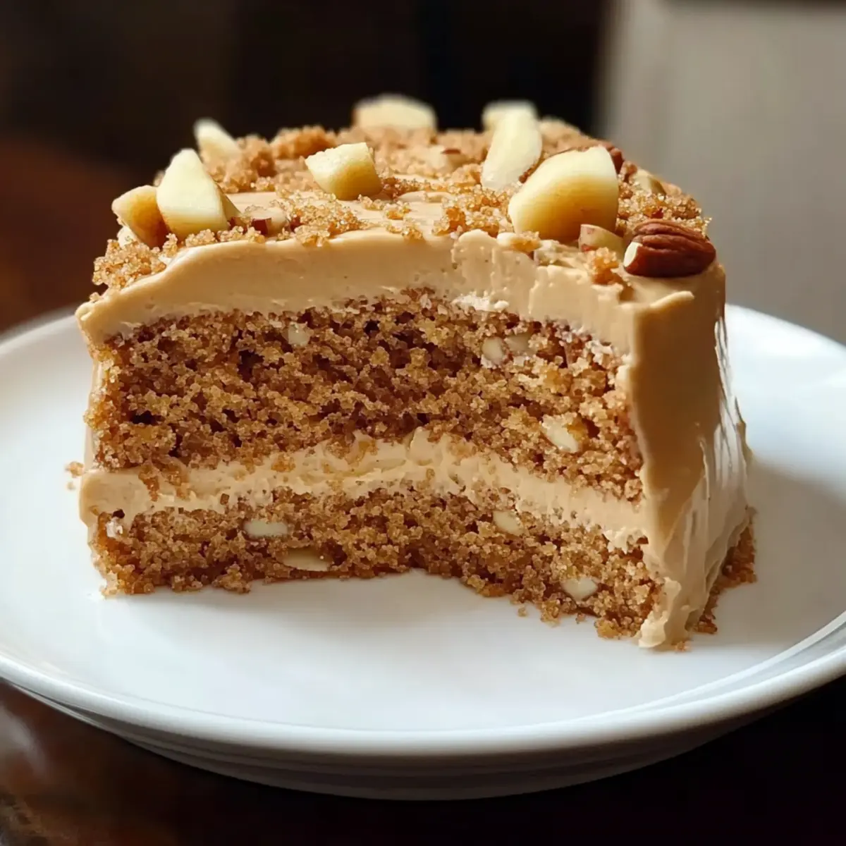 Apple Spice Cake with Brown Sugar Frosting