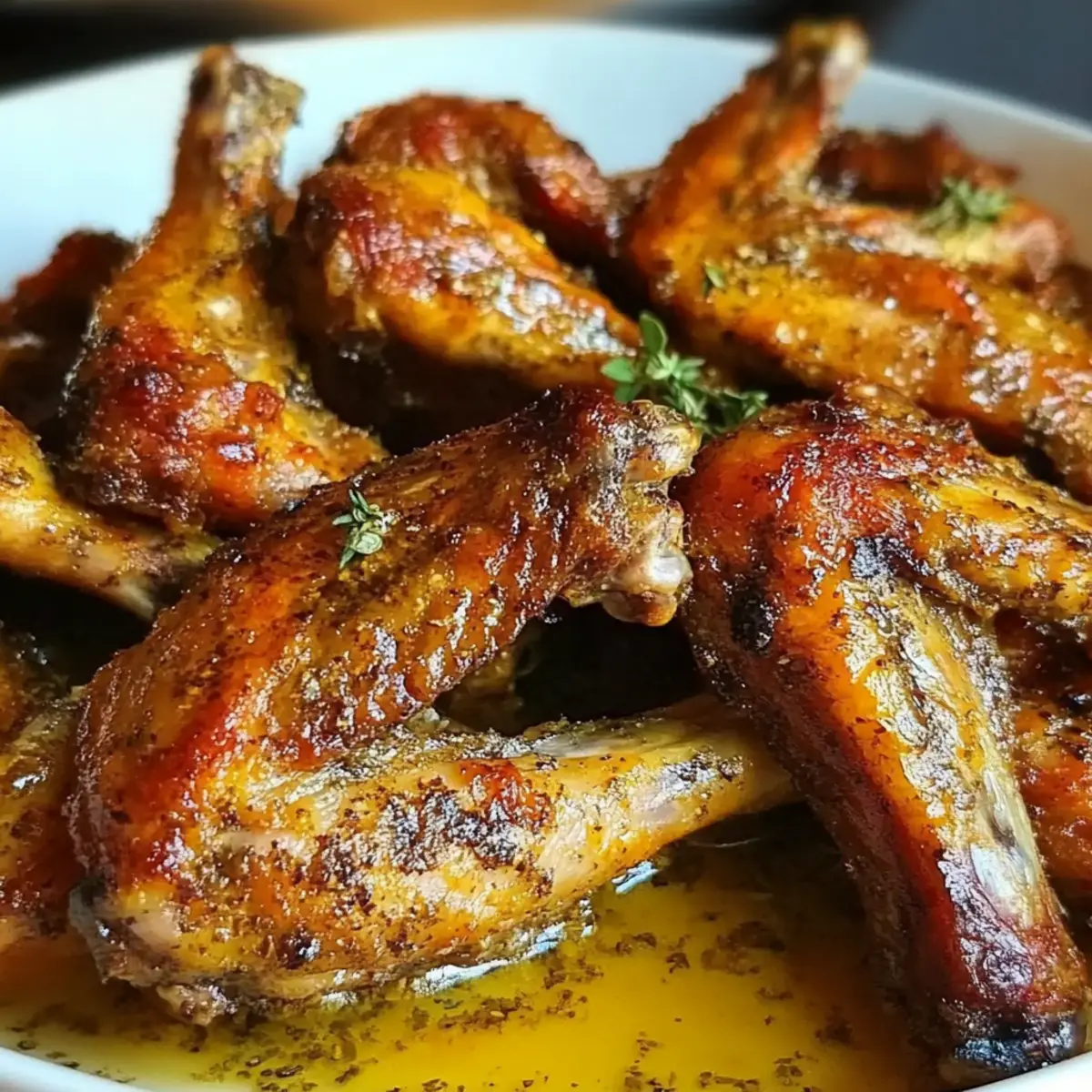 Baked Turkey Wings