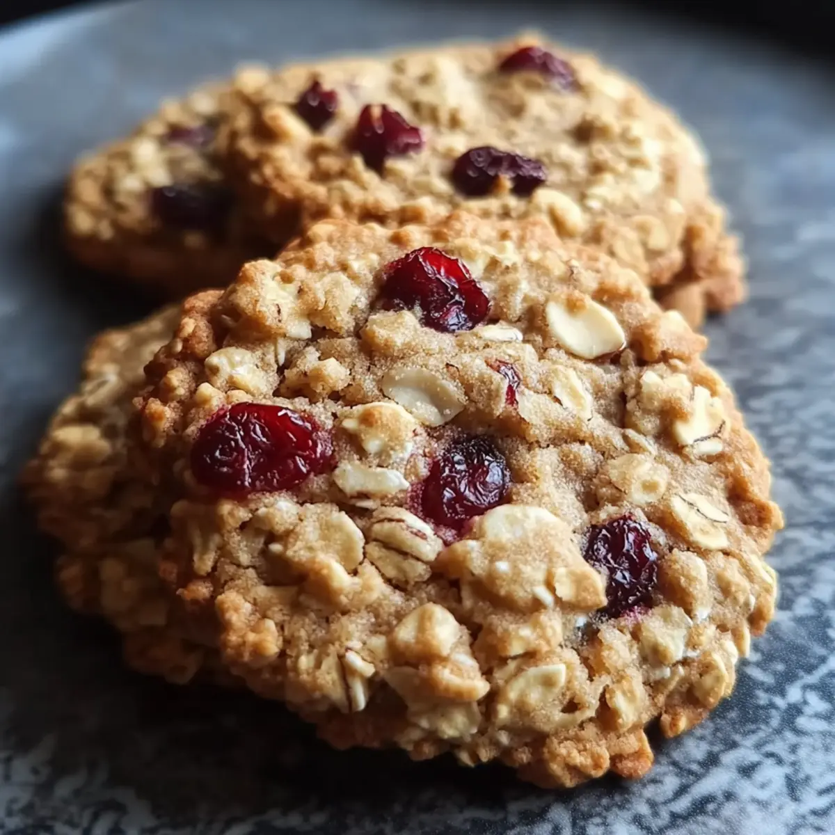 Bakery-Style Cranberry Walnut Oatmeal Cookies